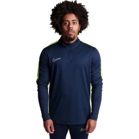 Nike DR1352-452 Dri Fit Academy Lacivert Dik Yaka Uzun Kol Erkek T-Shirt
