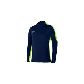 Nike DR1352-452 Dri Fit Academy Lacivert Dik Yaka Uzun Kol Erkek T-Shirt