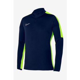 Nike DR1352-452 Dri Fit Academy Lacivert Dik Yaka Uzun Kol Erkek T-Shirt