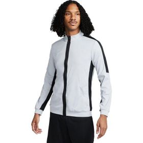 Nike DR1681-012 Dri Fit Academy Gri Dik Yaka Erkek Ceket