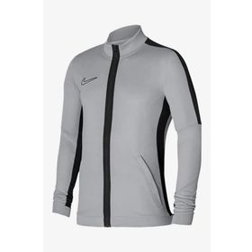 Nike DR1681-012 Dri Fit Academy Gri Dik Yaka Erkek Ceket