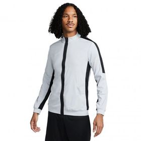 Nike DR1681-012 Dri Fit Academy Gri Dik Yaka Erkek Ceket