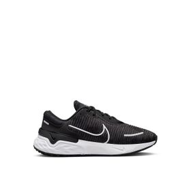 Nike DR2682-002 W RENEW RUN 4 Siyah Gri Gümüş Kadın Deri Koşu Ayakkabısı