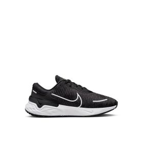 Nike DR2682-002 W RENEW RUN 4 Siyah Gri Gümüş Kadın Deri Koşu Ayakkabısı