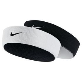 Nike Dri-Fit Home Away Siyah-Beyaz Çift Taraflı Saç Bandı
