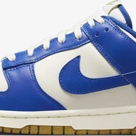 Nike Dunk Low Leather Women Sneaker Hakiki Deri Beyaz Lacivert Kadın Spor Ayakkabı