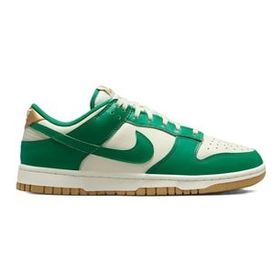 Nike Dunk Low Leather Women Sneaker Hakiki Deri Beyaz Yeşil Kadın Spor Ayakkabı