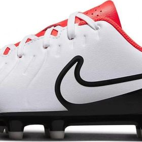 Nike DV4352-100 Beyaz Jr Tiempo Legend 10 Club FG/MG Genç Çoklu Çim Zemin Kramponu