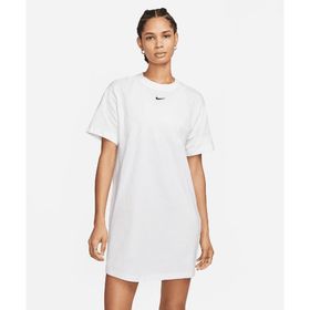 Nike DV7882-100 Beyaz Sportswear Chill Knit Oversized T-Shirt Dress Kadın Elbise