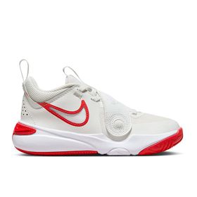 Nike DV8994-102-TEAM HUSTLE D 11 PS Beyaz Kırmızı Erkek Çocuk Yürüyüş Ayakkabısı