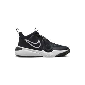 Nike DV8996-002 Team Hustle D 11 Basketbol Siyah Beyaz Unisex Spor Ayakkabı