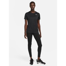 Nike DX0687-010 Siyah Dri-Fit Antrenman Kadın T-Shirt