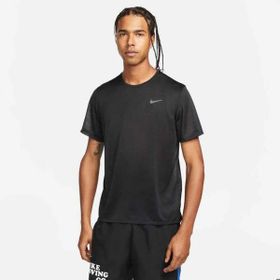 Nike DX0874-010 Dri-Fit Miler Breathe Siyah Koşu Erkek T-Shirt