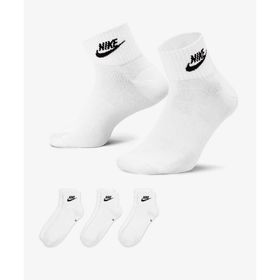 Nike DX5074-101 Sportswear Everyday Essential Beyaz Günlük Stil Unisex Çorap
