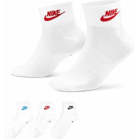 Nike DX5074-911 Ankle Socks 3 Pairs Beyaz Unisex Çorap