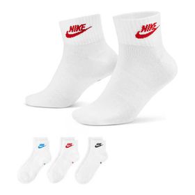 Nike DX5074-911 Ankle Socks 3 Pairs Beyaz Unisex Çorap