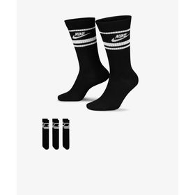 Nike DX5089-010 Sportswear Dri-Fit Everyday Essential Crew Socks 3'lü Paket Siyah Unisex Çorap