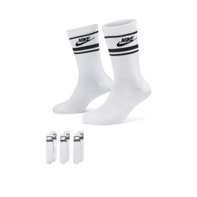 Nike DX5089-103 Beyaz Sportswear Dri-FIT Everyday Essential Crew Socks Unisex Çorap