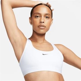 Nike DX6817-100 Swoosh Light Support Dolgusuz Beyaz Kadın Spor Sütyeni
