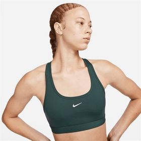 Nike DX6817-328 Swoosh Light Support Dolgusuz Yeşil Kadın Spor Sütyeni