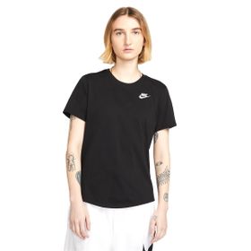 Nike DX7902-010 W Nsw Tee Club Kadın Siyah Günlük Stil T-Shirt