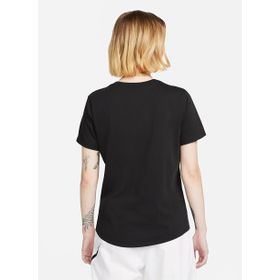 Nike DX7902-010 W Nsw Tee Club Kadın Siyah Günlük Stil T-Shirt