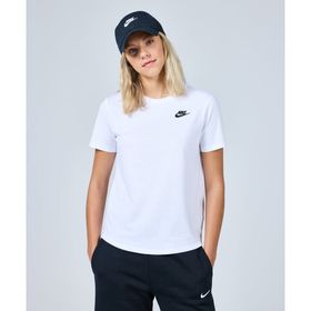 Nike DX7902-100 Sportswear Club Kadın Beyaz Günlük Stil T-Shirt