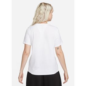 Nike DX7902-100 W NSW TEE CLUB Beyaz Kadın Yuvarlak Yaka T-Shirt