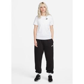 Nike DX7902-100 W NSW TEE CLUB Beyaz Kadın Yuvarlak Yaka T-Shirt