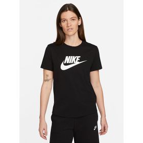 Nike DX7906-010 Sportswear Essential Kadın Siyah Günlük Stil T-Shirt