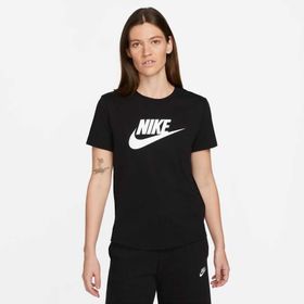 Nike DX7906-010 Sportswear Essential Kadın Siyah Günlük Stil T-Shirt