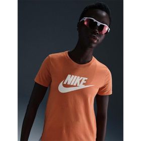 Nike DX7906-828 Club Turuncu Günlük Stil Kadın T-shirt
