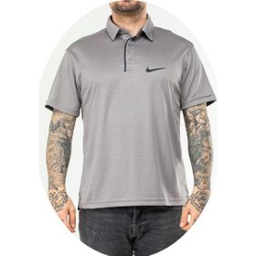 Nike EF-4540 Gri Erkek Polyester Mesh Polo Yaka T-Shirt