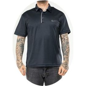 Nike EF-4540 Siyah Erkek Polyester Mesh Polo Yaka T-Shirt