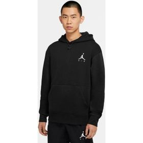 Nike Erkek Jordan NBA Jumpman Air Flc Po Erkek Siyah Basketbol Sweatshirt CK6684-010