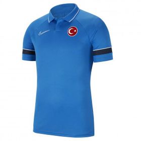 Nike Erkek M Nk Df Acd21 Polo Ss Erkek Mavi Futbol Polo Tişört CW6104-453