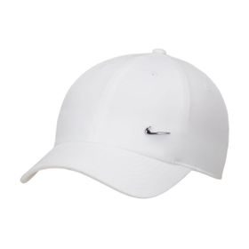 Nike FB5372-100 Beyaz Dri-FIT Club Unstructured Metal Swoosh Cap Unisex Şapka
