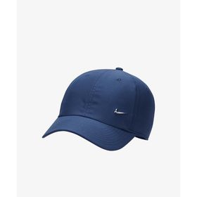 Nike FB5372-410 Lacivert Dri-FIT Club Unstructured Metal Swoosh Cap Unisex Şapka