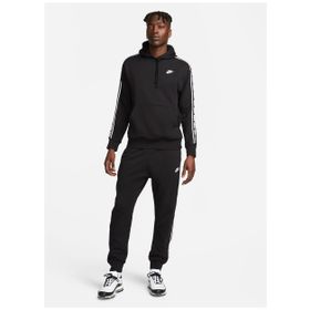 Nike FB7296-010 Siyah Clup Fleece Hoodie Track Suit Erkek Günlük Eşofman Takımı