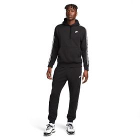 Nike FB7296-010 Siyah Clup Fleece Hoodie Track Suit Erkek Günlük Eşofman Takımı