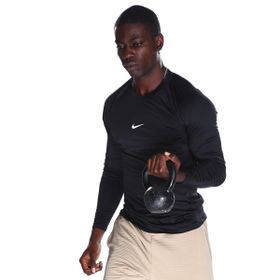 Nike FB7919-010 Siyah Dri-Fit Antrenman Erkek T-Shirt