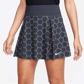 Nike FB7984-010 Dri-FIT Advantage Baskılı Kadın Tenis Eteği