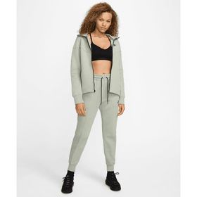 Nike FB8330-370 Sportswear Tech Fleece Mid-Rise Joggers Yeşil Kadın Eşofman Altı