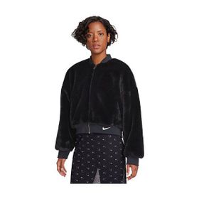 Nike FB8692-010 Siyah W Sportswear Kadın Günlük Çift Taraflı Bomber Ceket