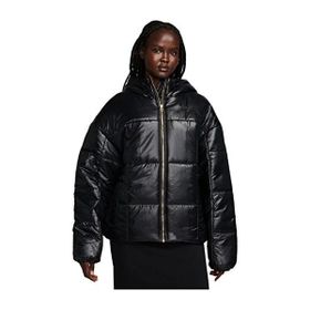 Nike FB8769-010 Siyah Sportswear Classic Puffer Shine Kadın Günlük Therma Fit Şişme Mont