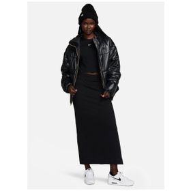 Nike FB8769-010 Siyah Sportswear Classic Puffer Shine Kadın Günlük Therma Fit Şişme Mont