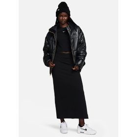 Nike FB8769-010 Siyah Sportswear Classic Puffer Shine Kadın Günlük Therma Fit Şişme Mont
