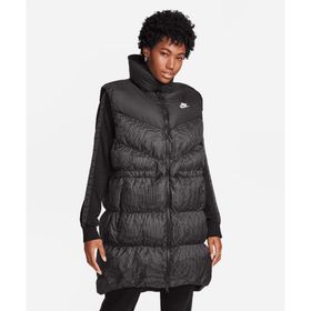 Nike FB8794-010 Siyah Sportswear Windpuffer Kadın Günlük Therma Fit Uzun Şişme Yelek