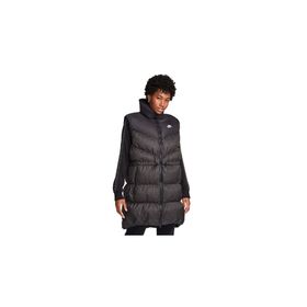Nike FB8794-010 Siyah Sportswear Windpuffer Kadın Günlük Therma Fit Uzun Şişme Yelek