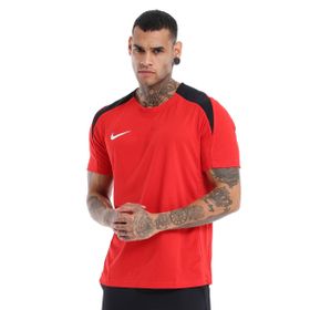 Nike FD7487-657 Kırmızı Strike24 Dri-Fit Spor Erkek T-Shirt